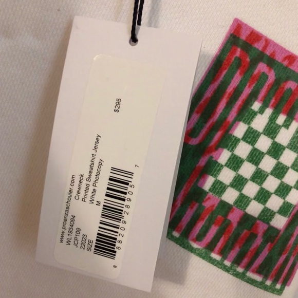 Proenza Schouler Abstract Print Graphic Sweatshirt - Picture 6 of 7